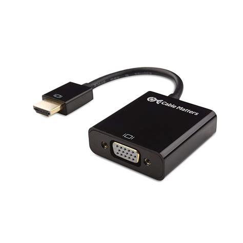 Cable Matters HDMI to VGA Adapter (HDMI to VGA Converter / VGA to HDMI ...