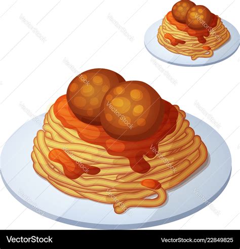 Cartoon Picture Of Spaghetti And Meatballs - Iurd Gifs