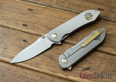 Bestech Knives: Emperor - Titanium Framelock - CPM-S35Vn