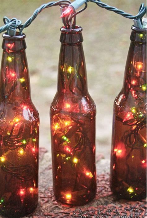 26 Clever Beer Bottle Craft Tutorials & Ideas | Beer bottle crafts ...