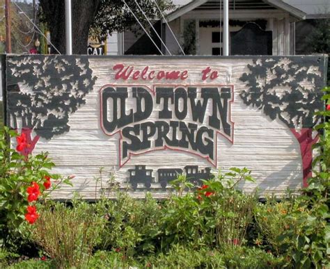 Discover Old Town Spring in Spring Texas | Old town spring, Spring ...