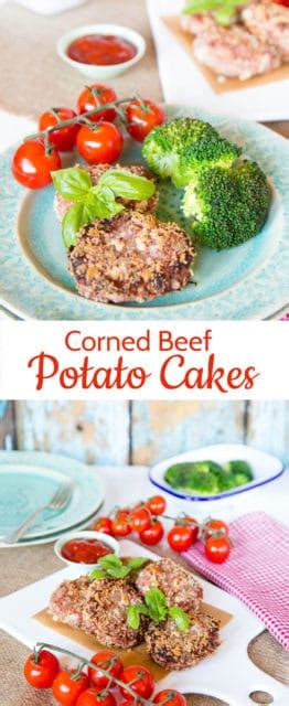 Corned beef potato cakes - easy to make | Fuss Free Flavours