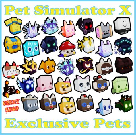 Buy Pet Simulator X Pet Sim X - PSX - 100% Legit Exclusive Pets Fast ...