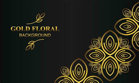 elegant gold floral background with floral and leaf ornament 29760243 ...