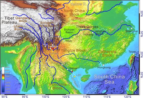 Red River Southeast Asia Map | Australia Map