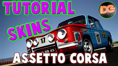 TUTORIAL como crear SKINS ASSETTO CORSA Facil - YouTube