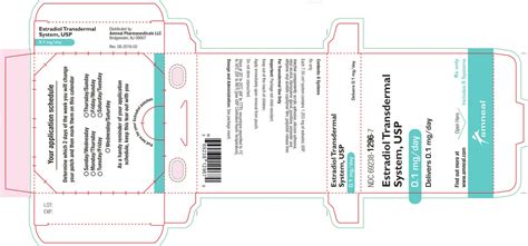 Estradiol Patch - FDA prescribing information, side effects and uses