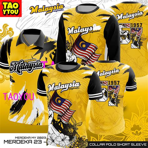 Merdeka 67 Tahun 2024 Sublimation Tshirt | Baju Merdeka 2024 MERDEKA ...