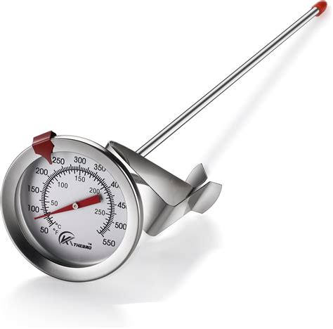 KT THERMO Deep Fry Thermometer With Instant Read,Dial Thermometer,12 ...