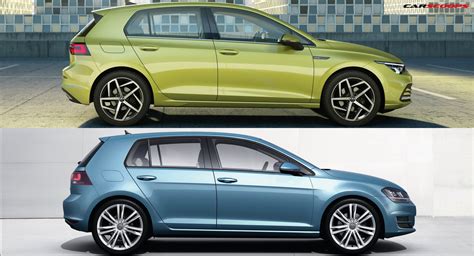 We Compare The 2020 VW Golf Mk8 To The Outgoing Golf Mk7 | Carscoops