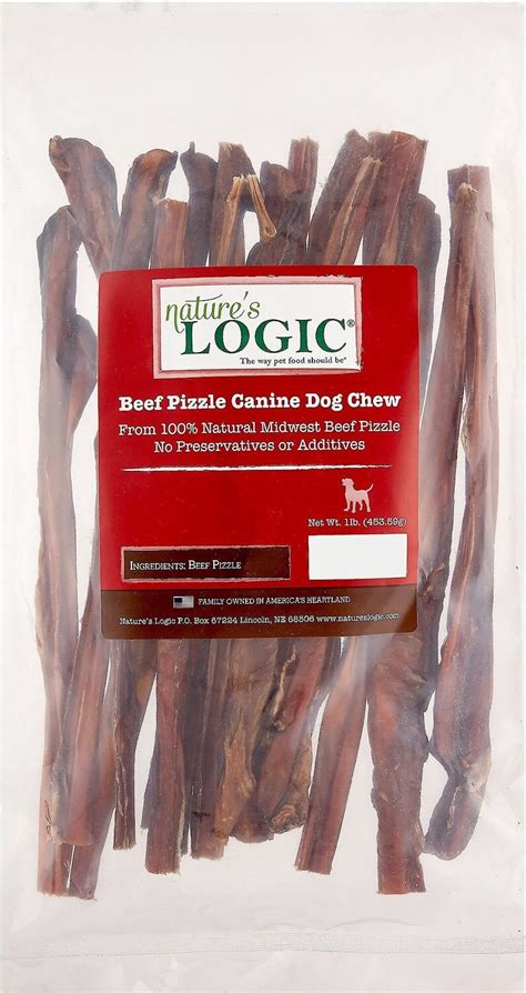 Nature's Logic Beef Pizzle Dog Treats, 1-lb bag - Chewy.com