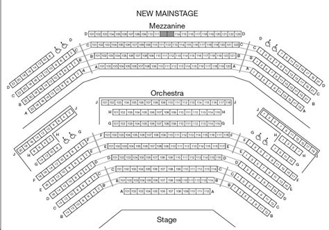 Olney Theatre Historic Stage Seating Chart - Theatre In DC