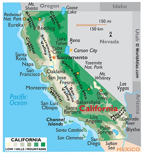 California Maps & Facts - World Atlas