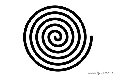 Black Spiral Vector Vector Download