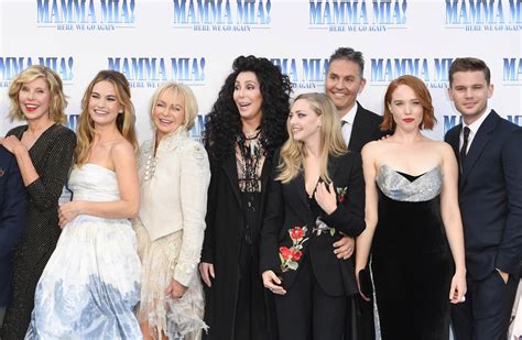 Mamma Mia 2 cast - Amanda Seyfried, Dominic Cooper, Pierce Brosnan ...