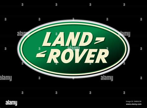 Land Rover, Logo, Black background Stock Photo - Alamy