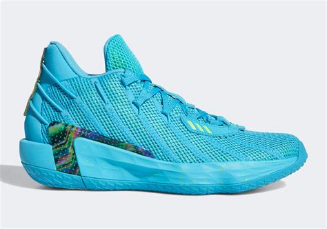 adidas Dame 7 Signal Cyan "JamFest" FZ1050 | SneakerNews.com