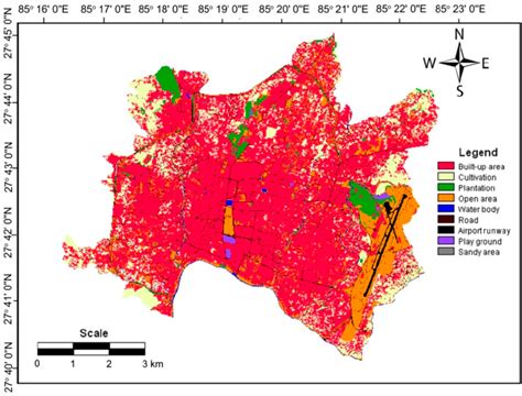 Land use map of Kathmandu Metropolitan City. | Download Scientific Diagram