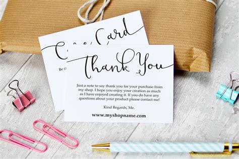 Business Thank You & Care Cards - perfect for handmade or creative ...