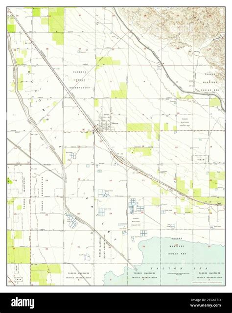 Mecca, California, map 1955, 1:24000, United States of America by ...