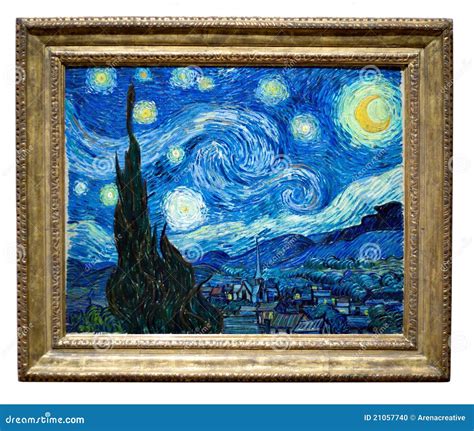 ` The Starry Night ` Painted By Vincent Van Gogh Editorial Photo ...