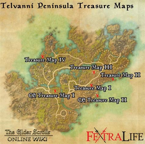 Telvanni Peninsula Treasure Maps | Elder Scrolls Online Wiki