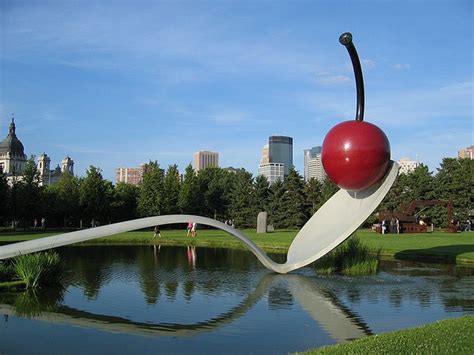 Spoonbridge and Cherry | Minneapolis sculpture garden, Walker art ...