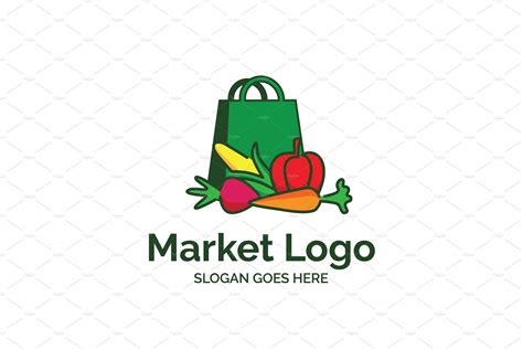 Vegetable fresh market logo design | Branding & Logo Templates ...