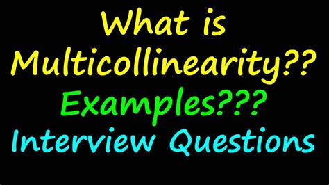 What is Multicollinearity || Examples of Multicollinearity || Why it ...