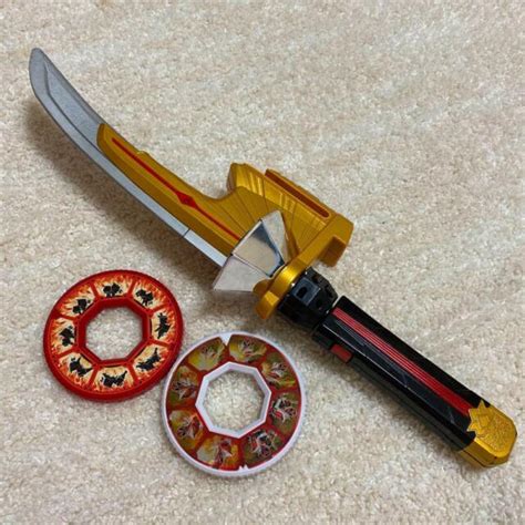 Bandai Power Rangers Samurai Sentai Shinkenger Shinkenmaru Spin Sword W ...