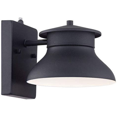 Danbury 6" High Black Dusk to Dawn LED Outdoor Wall Light - #5Y088 ...