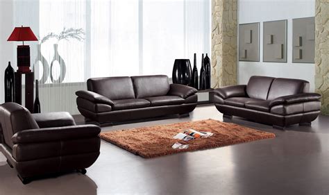 Modern Leather Sofa Set Designs For Living Room : Shaped Sofa Living ...