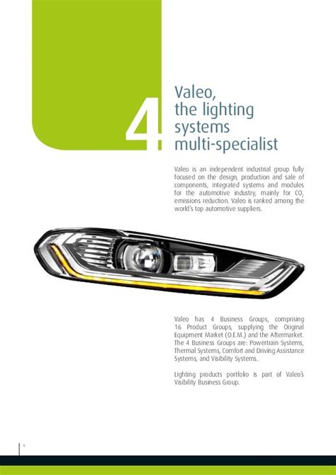 Valeo Lighting Systems From light to advanced vision technologies val…