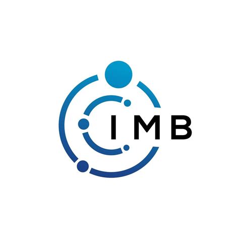 IMB letter technology logo design on white background. IMB creative ...