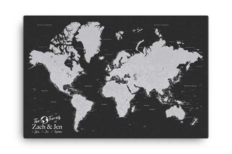 Custom Push Pin Travel Maps - World & USA With 1,000 Pins! – Modern Map Art