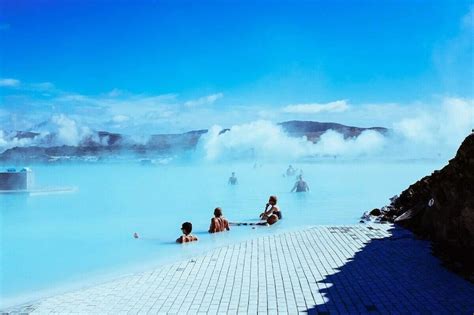 Unique swimming in Icelandic hot springs at the Blue Lagoon