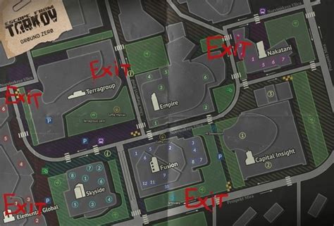 ‘Escape From Tarkov’ Ground Zero Map, Extracts And Quests Guide – The ...