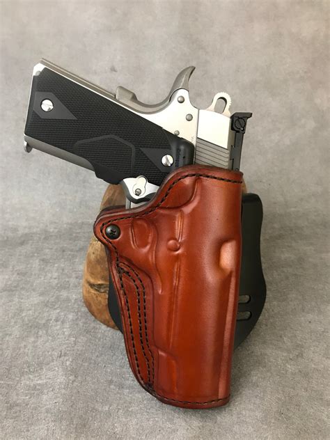 1911 Commander Leather Paddle Holster – ETW Holsters