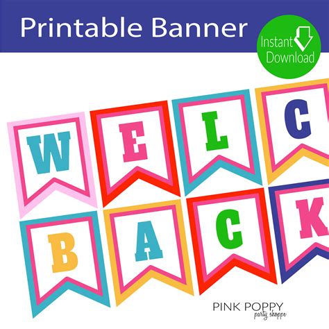 Free Printable Welcome Back Signs For Work - Free Printable