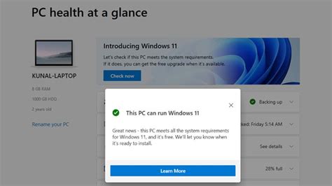How to check if your Windows 10 PC can run Windows 11