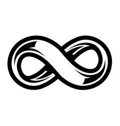 Infinity loop symbol Royalty Free Vector Image