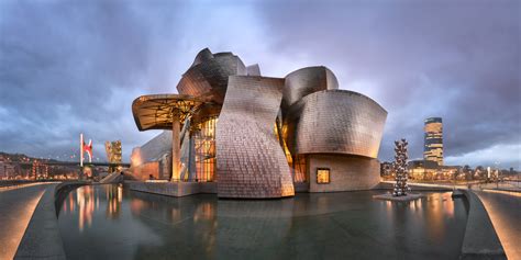 Panorama of Guggenheim Museum, Bilbao, Spain | Anshar Images