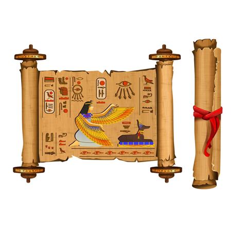 Ancient Egyptian Papyrus Scrolls