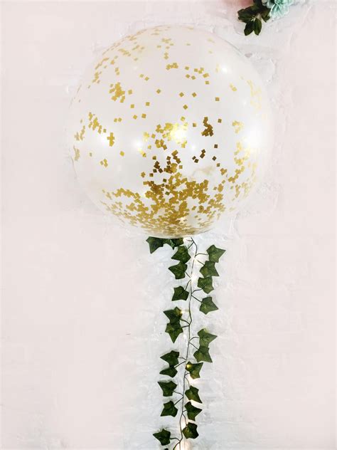 Gold Confetti Balloons Gold Confetti Wedding Balloons - Etsy