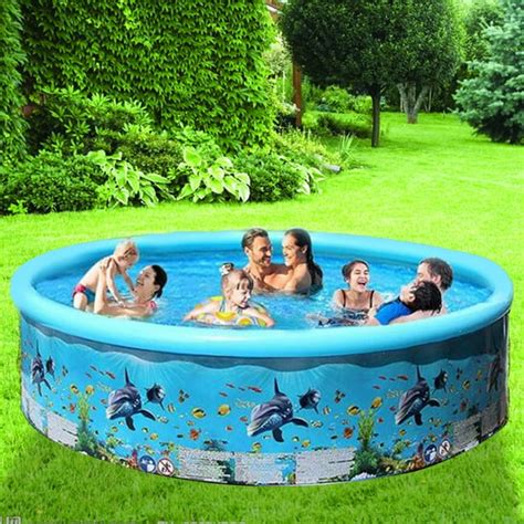 NK SUPPORT Inflatable Pool, Children's Swimming Pool Blow Up Pool for ...