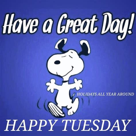 Pin by Shawntah Boian on Happy Tuesday | Good morning snoopy, Snoopy ...