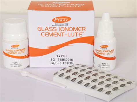 Glass Ionomer Cement Luting (Type I) – Pyrax Polymars