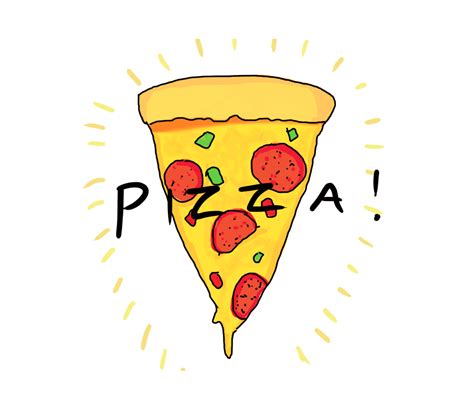 Cartoon Pizza Drawing at GetDrawings | Free download