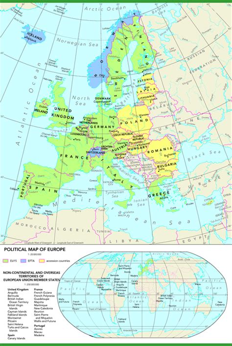 Latitude And Longitude Map Of Europe