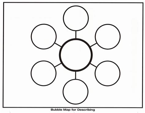 Bubble Map Template Printable - Printable Maps